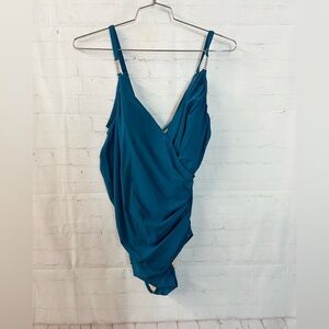 Shape FX Teal One-Piece Swimsuit